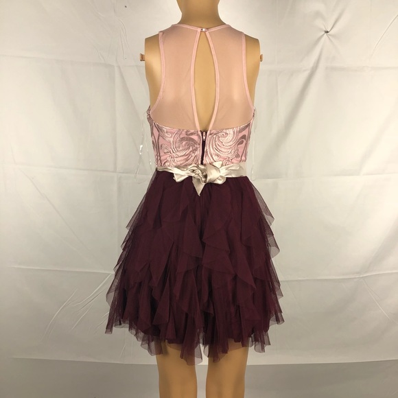 Teeze Me Juniors party dress MSRP $129 - Picture 4 of 5